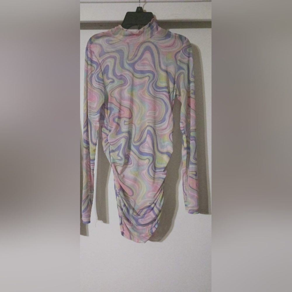 Mesh mini dress